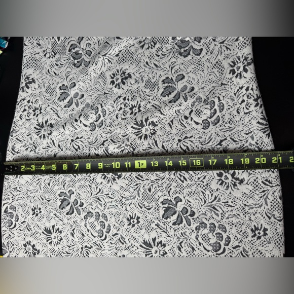 Calvin Klein Floral Knit Jacquard Sheath Dress-Gray-‎ size12 - Picture 8 of 10